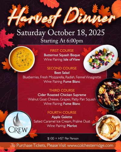 Harvest Dinner – Saturday, October 18, 2025