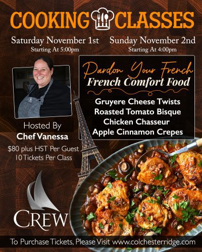 Pardon Your French – French Comfort Food Cooking Class – Sunday, November 2, 2025